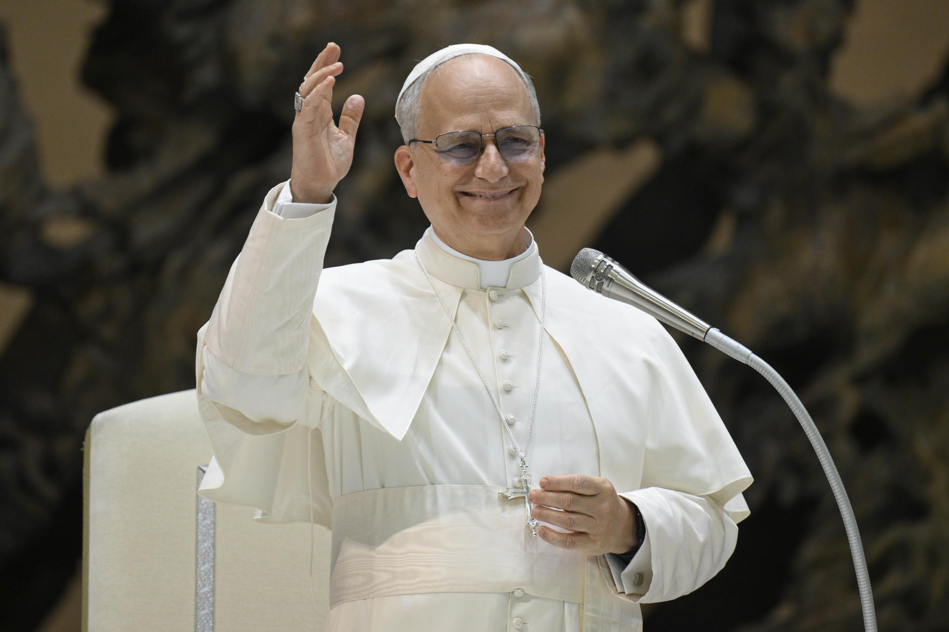 El papa León XIV preside una audiencia con la Curia romana y los empleados del Estado de la Ciudad del Vaticano
