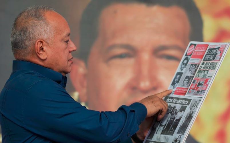 Diosdado Cabello sigue con la idea de que la oposición planea "atacar" hospitales y embajadas