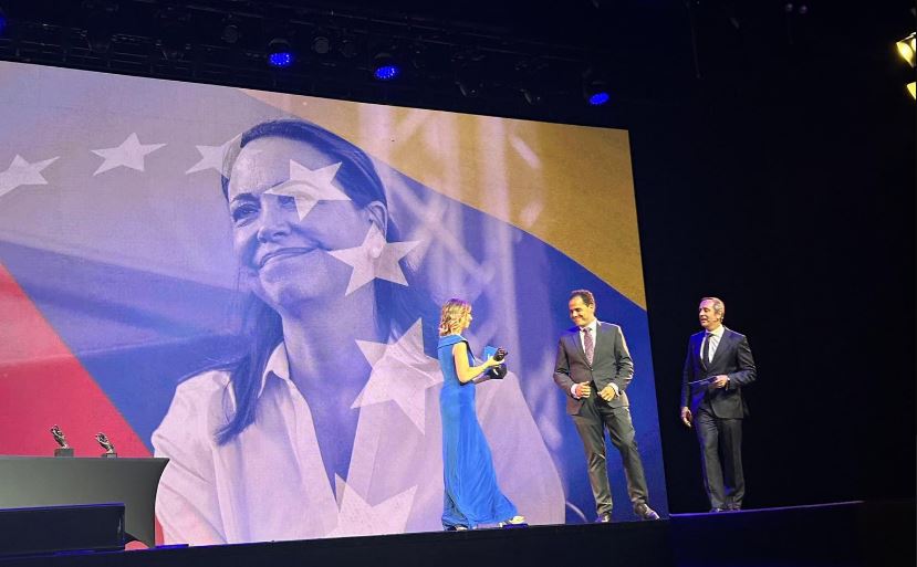 "Es hora del último gran esfuerzo": María Corina Machado al recibir el Premio Libertad 2025 (Video)