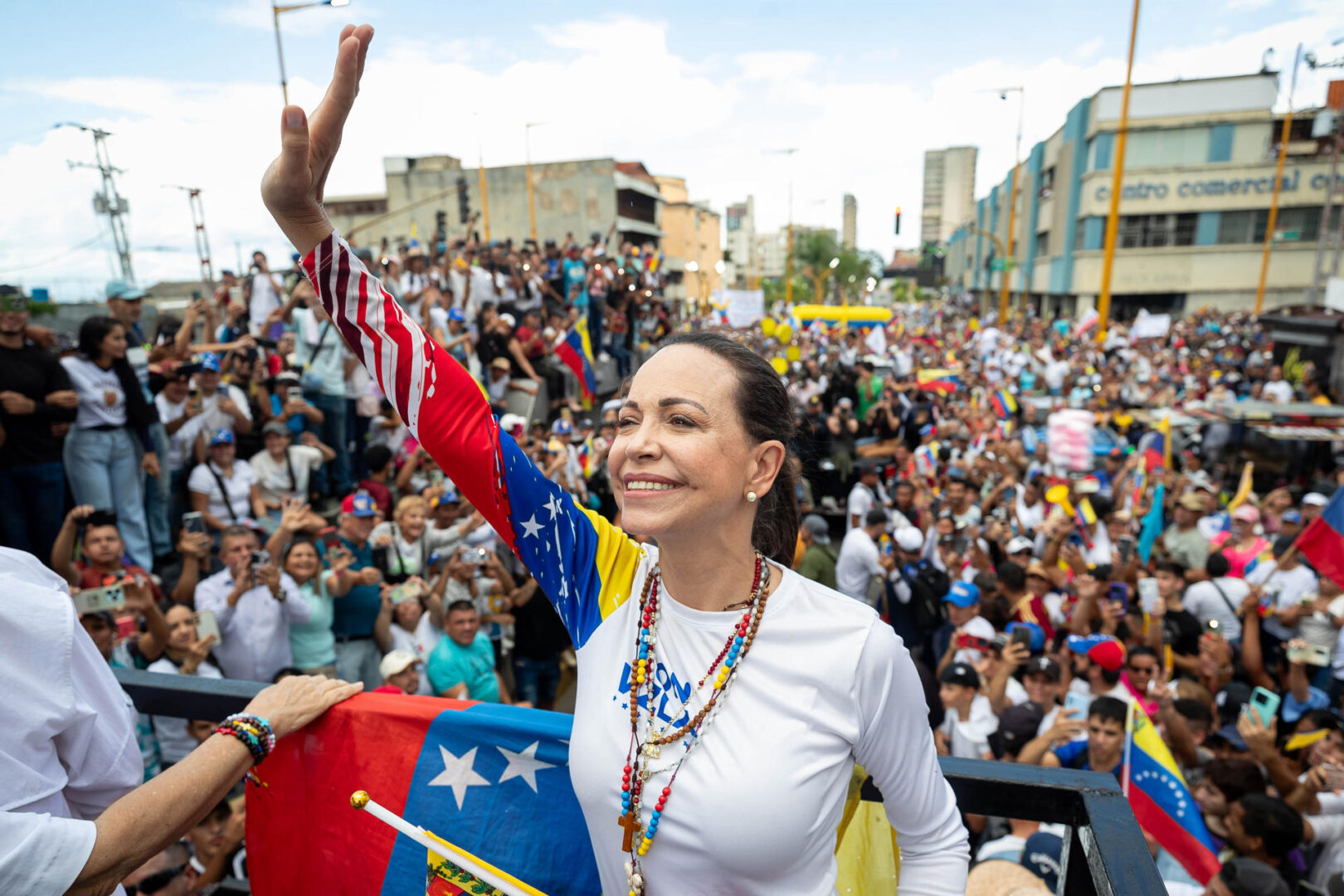 "¡Nos tienen terror!": María Corina Machado revivió las movilizaciones multitudinarias durante 2024